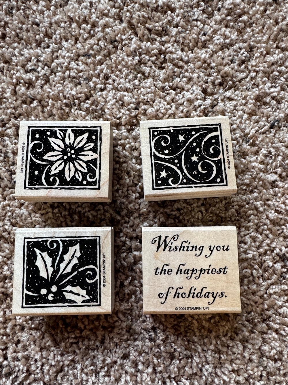 4 piece stamp set